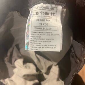 Carhartt aviation pants black smith 39 waist x 30 inseam
